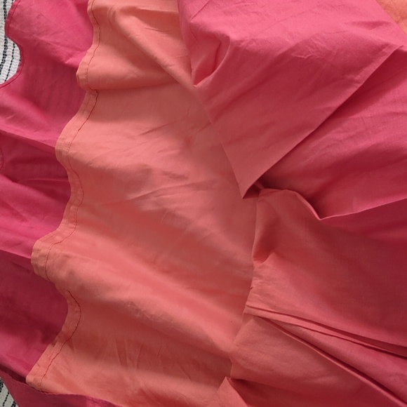 St. John's Bay Elegant Ombre Pink A Line Pleated Office Or Bruch Skirt Size 14 - Picture 6 of 6